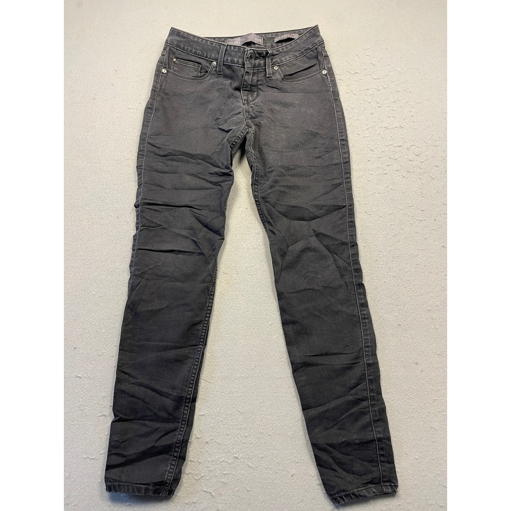 Guess Skinny Jeans Cotton Blend Faded Black W27 Womens